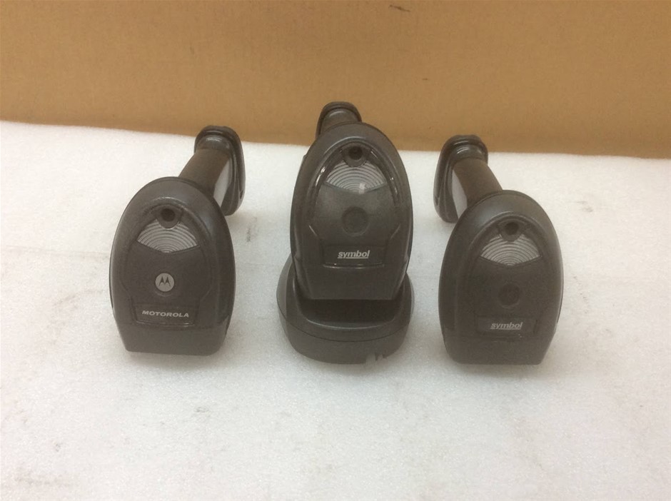 Motorola/Symbol Handheld Barcode Scanner (Lot of 3) + One Symbol STB4278