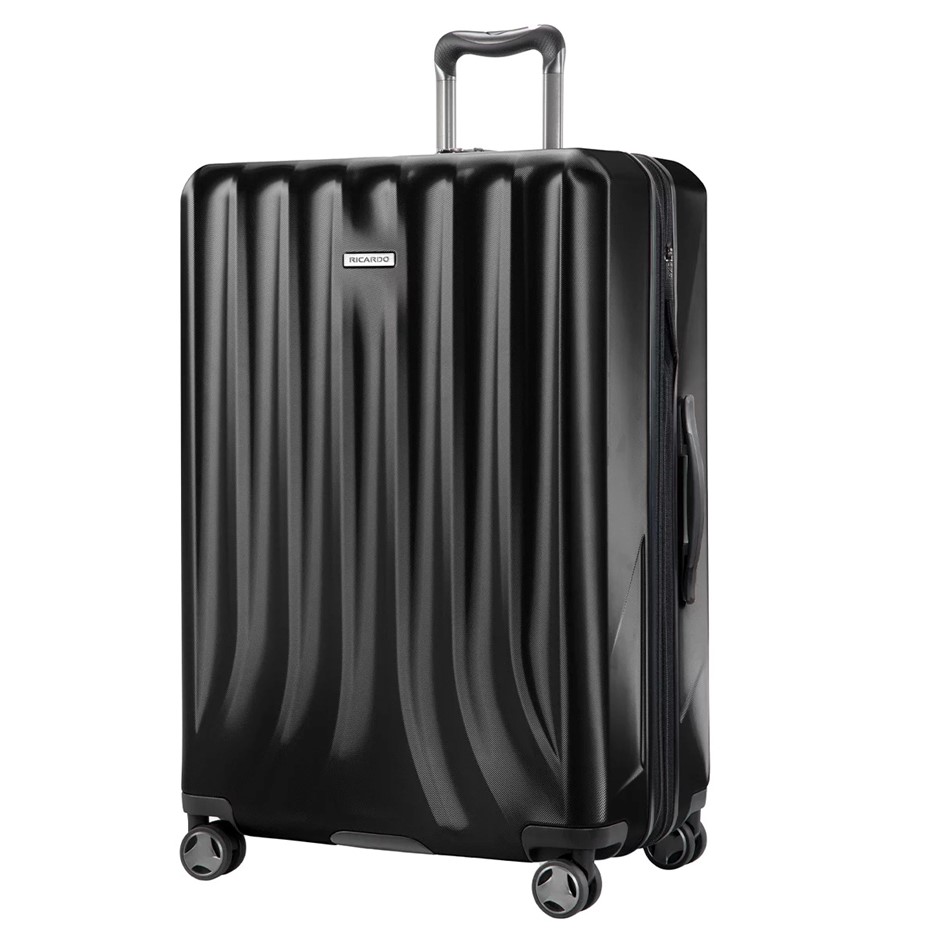 RICARDO Pacific Palisades Hardside Luggage Case, Black, 75cm.