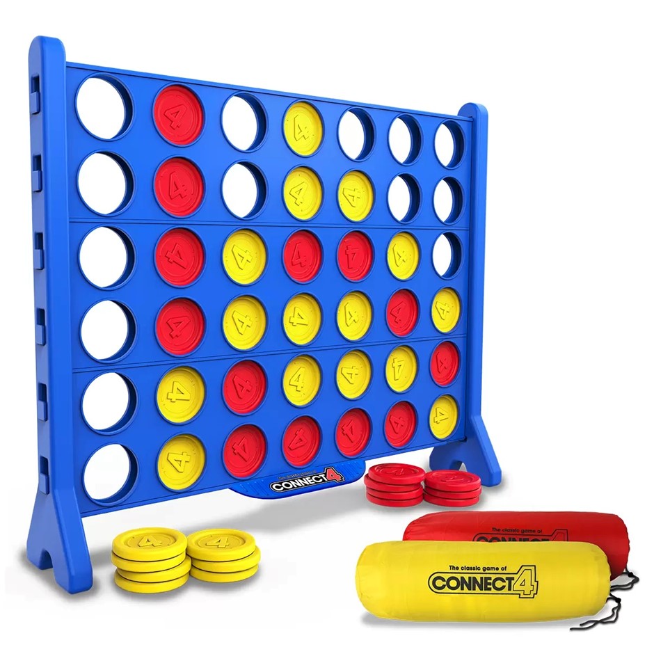 HASBRO Connect 4 Giant Edition, W 1177 x H 1010 x D 280 mm. NB: opened box
