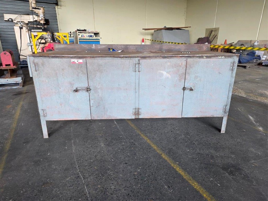 All Steel Lockable Workbench