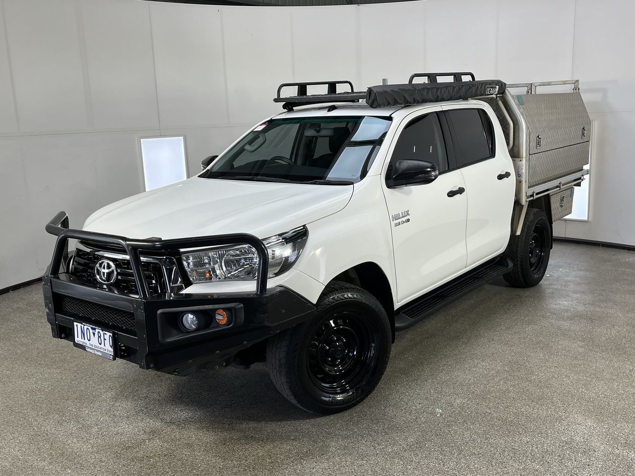 2018 Toyota Hilux 4x4 SR GUN126R Turbo Diesel Automatic Crew Cab Chassis