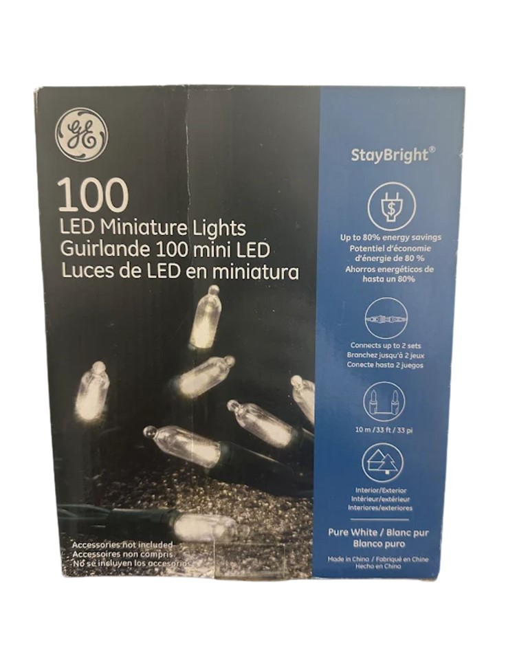 GE Staybright 100 LED Miniature Lights