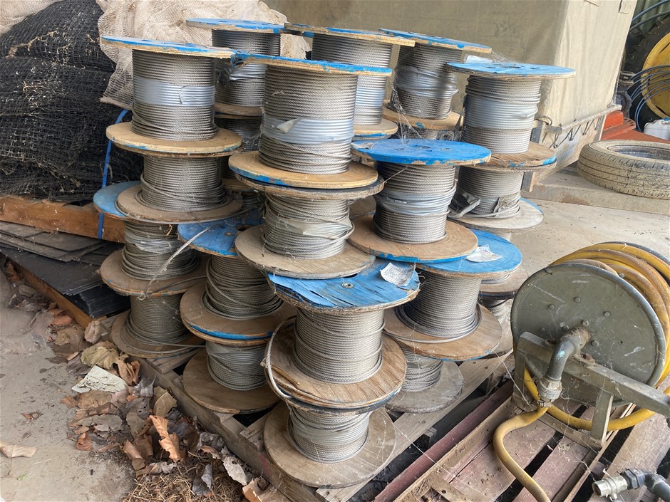 Pallet of Stainless Steel Wire Rope – 6mm