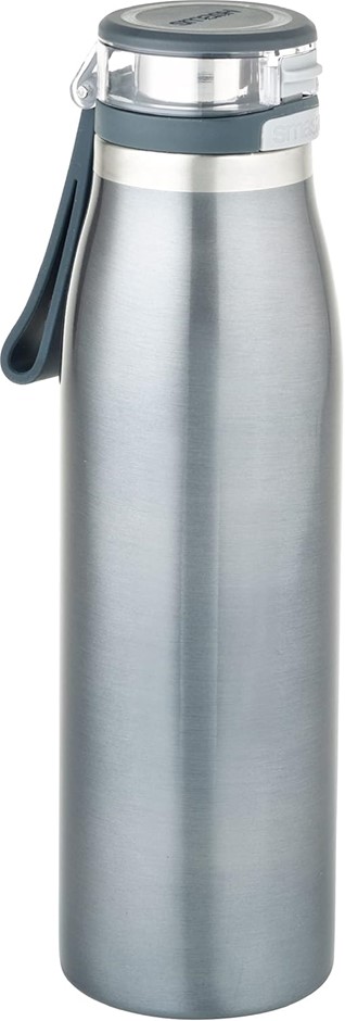 Smash Double Wall One Touch Bottle, Blue Steel, 690 ml Capacity NB: Has min