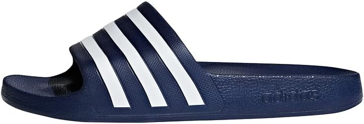ADIDAS Adilette Aqua Slides Unisex Adults’, Dark Blue/Cloud White/Dark Blue