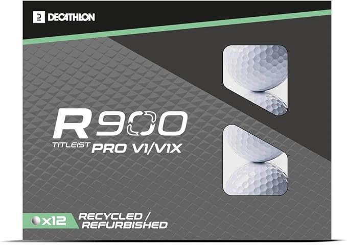 DECATHLON INESIS Recycled Golf Balls R900, White.