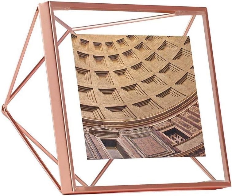 UMBRA Prisma 10x10 Photo Frame in Copper-Coloured Metal