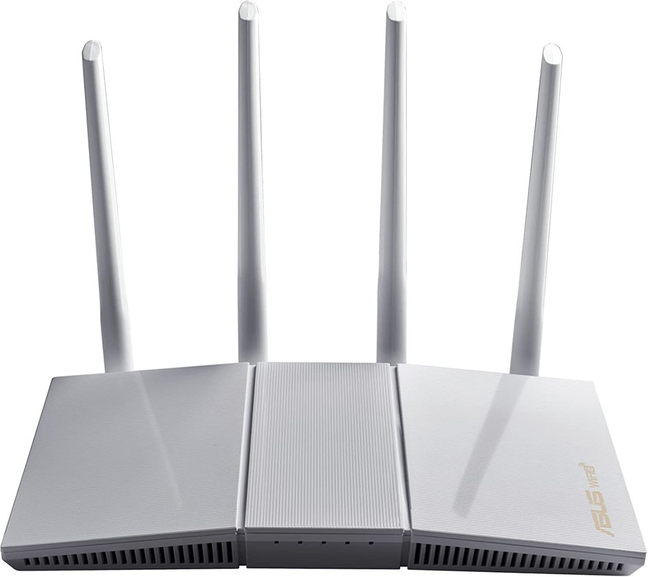 ASUS RT-AX55 AX1800 Dual Band WiFi 6 Router, White. NB: Minor Use, Missing