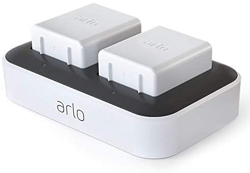 ARLO Ultra Dual Charging Station, Charges up to 2 Batteries.