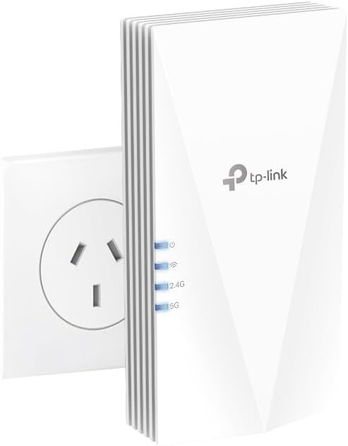 TP-Link AX1500 Dual Band Wi-Fi 6 Range Extender, Broadband/Wi-Fi Extender,