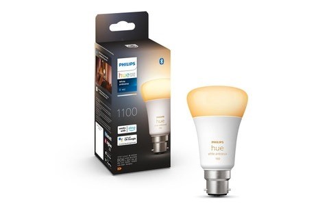 Philips Hue White Ambiance Home Light Bulb Globe 11W A60 B22 w Bluetooth 10
