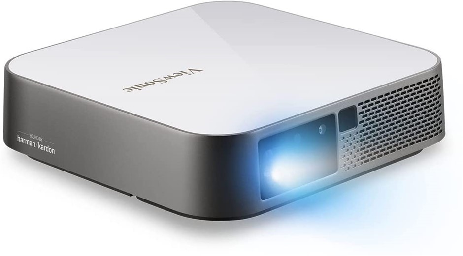 VIEWSONIC M2e Full HD Smart Instant LED Portable Projector with Harman Kar