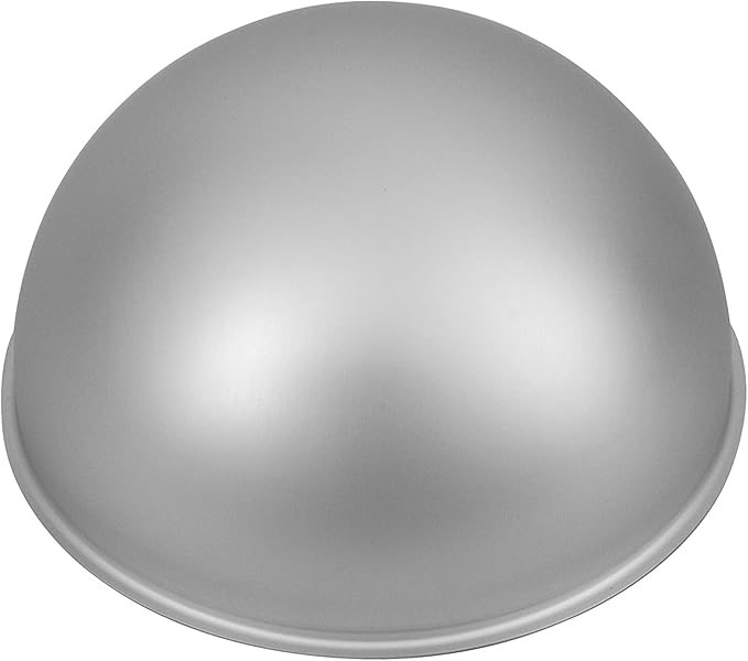 Bakemaster Silver Anodised Hemisphere Cake Pan, 20cmØ x 10cm