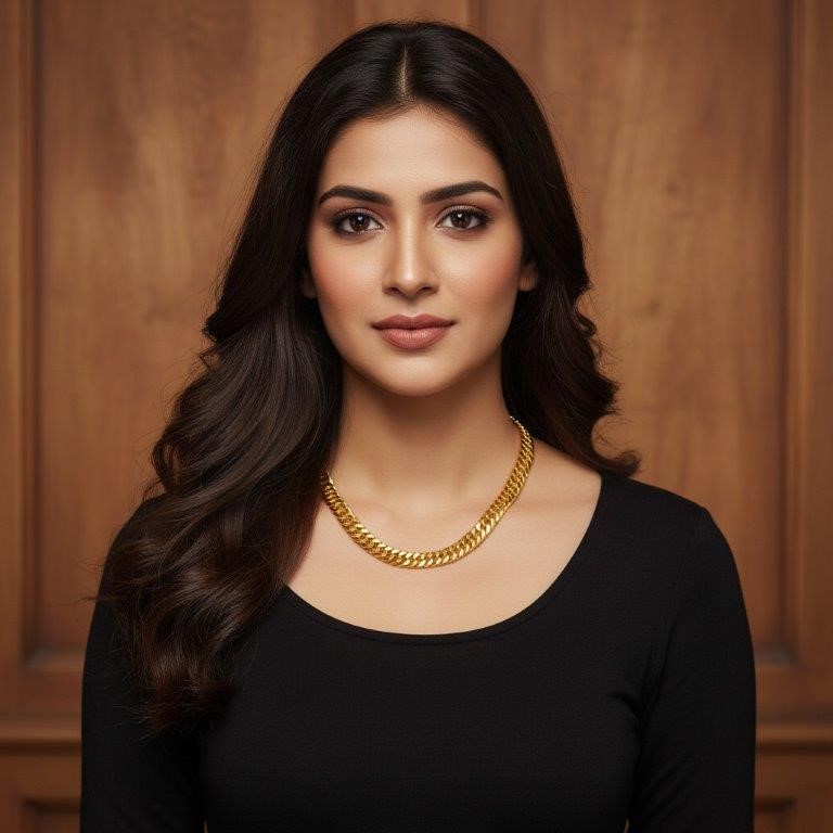 18k Italy Stamped Solid Yellow Gold Filled  Chain-Quality Guarantee-50cm