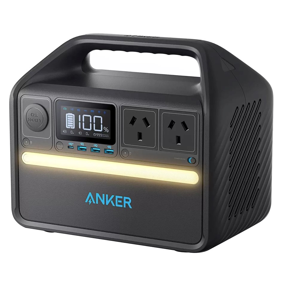 ANKER 535 Portable Power Station 512Wh, Model A1751C11. NB: Used, damaged p