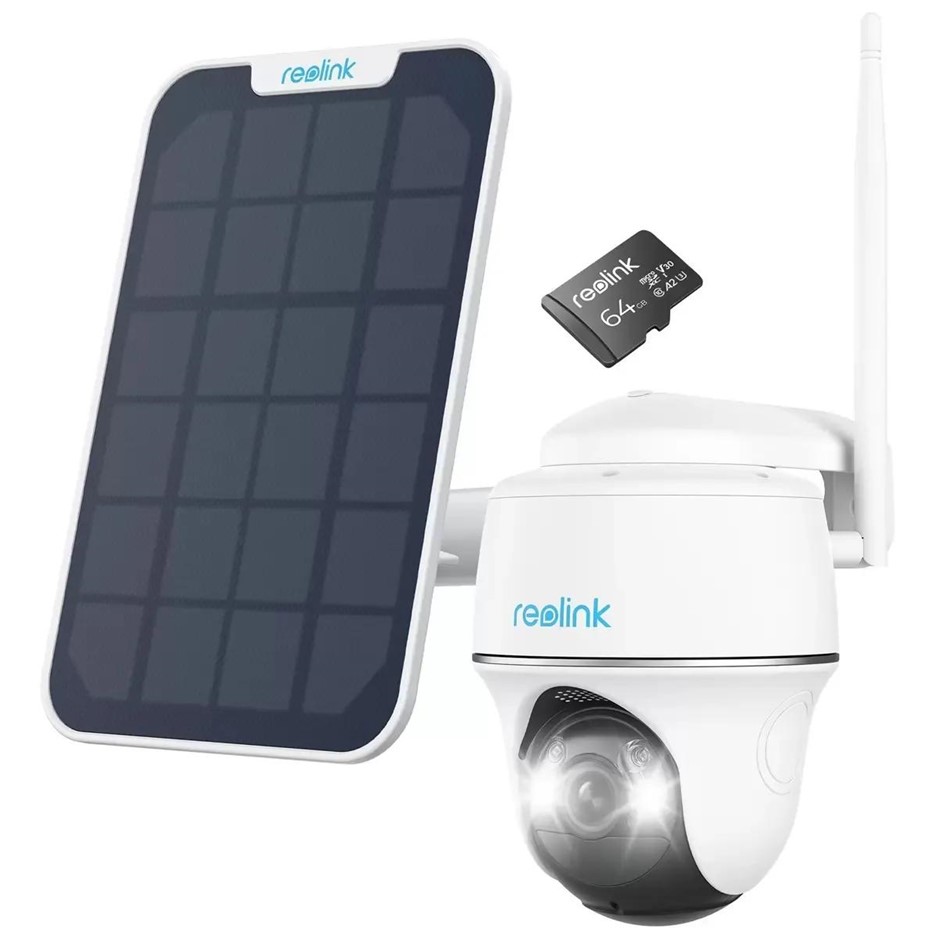 REOLINK Argus 5MP Pan & Tilt Security Camera, Series B360 With Solar Panel.