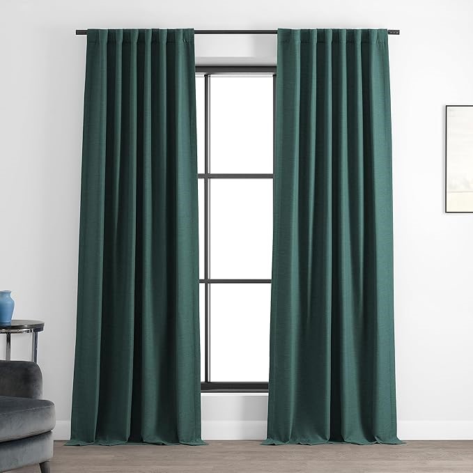 HPD Half Price Drapes Bellino Room Darkening Curtains 96 Inches Long Curtai
