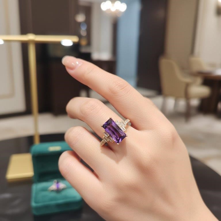 18K/Italy Solid Yellow Gold Filled Ring -(stamped)-Warranty Quality-9US