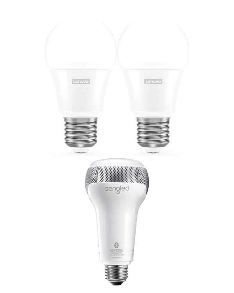 LIGHT BULB BUNDLE: LENOVO E27 Smart White Light Bulb (Pack of 2) + SENGLED