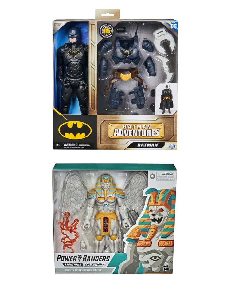 TOY BUNDLE: DC COMICS Batman Adventures Action Figures, 12 Inch. + POWER RA