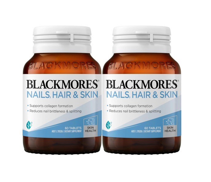 2 x Blackmores Nails, Hair & Skin | Supports Collagen Formation | Provides