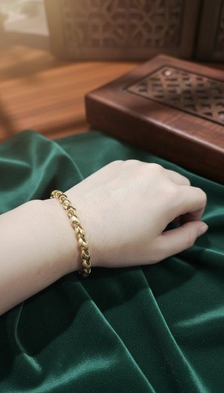 22KGoldFilled /Italy Yellow Bracelet