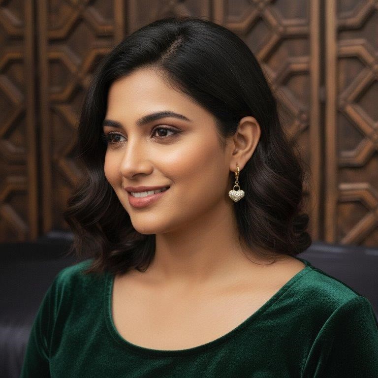 18KGoldFilled /Italy Gold Filled Earring -(Stamped 18K/Italy)-Warranty