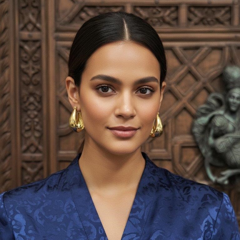 18KGoldFilled /Italy Gold Filled Earring -(Stamped 18K/Italy)-Warranty