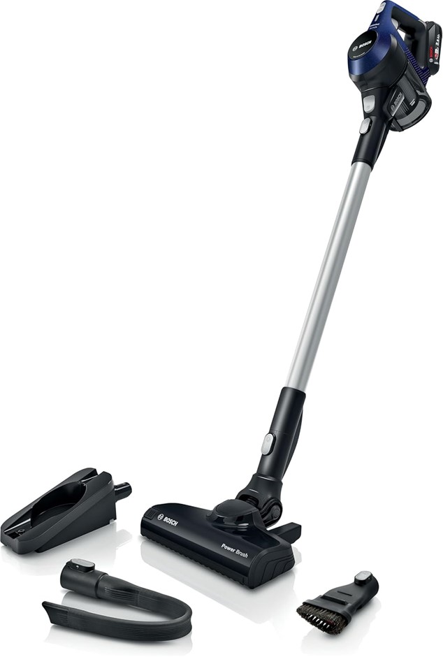 BOSCH Series 6, Rechargeable Vacuum Cleaner, Unlimited, Blue, BCS611AU. NB: