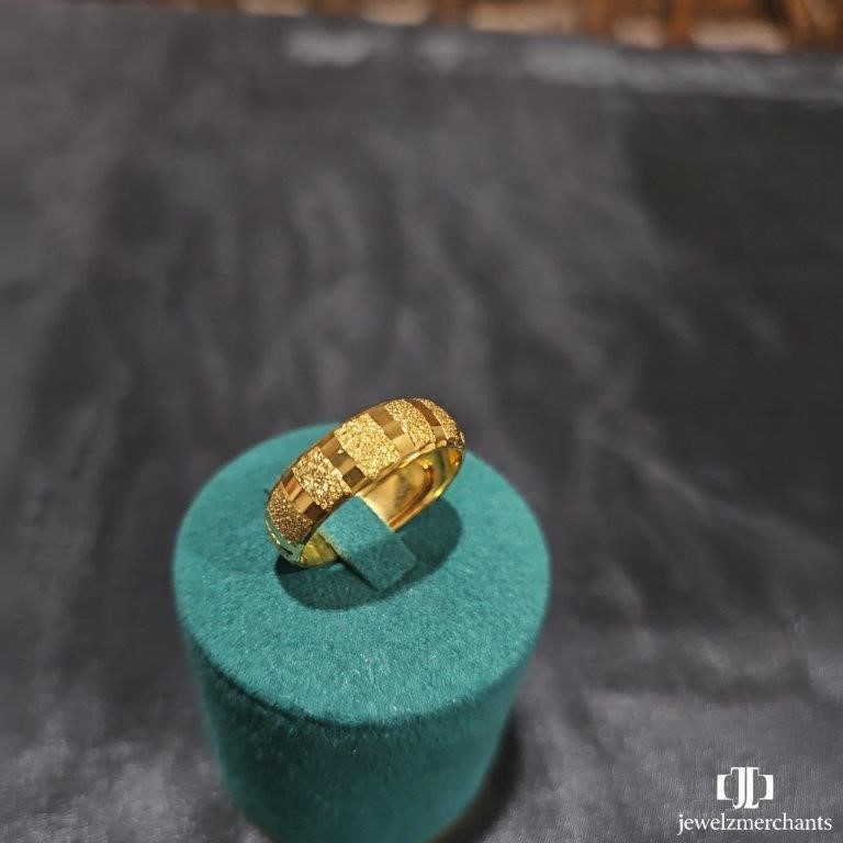 22K/Italy Solid Gold Filled Ring -(stamped 22K/Italy)-Warranty Quality