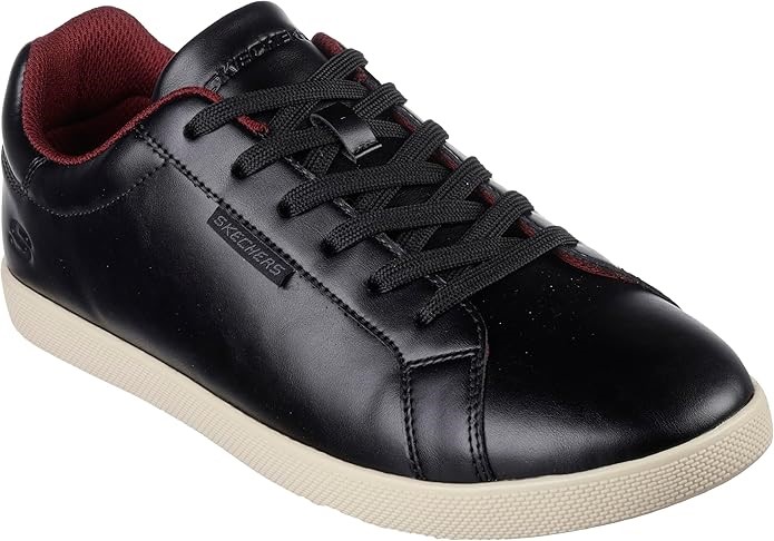 SKECHERS Men's Placer Berwick Shoes, Size US11.5 / EU45.5, Black (BLK), 210