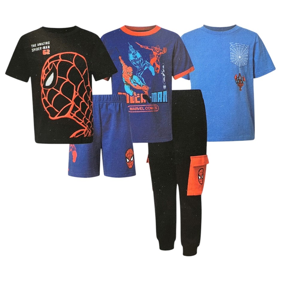 5pc MARVEL Kids' Set, Size 3T, Spider-Man. Buyers Note - Discount Freight