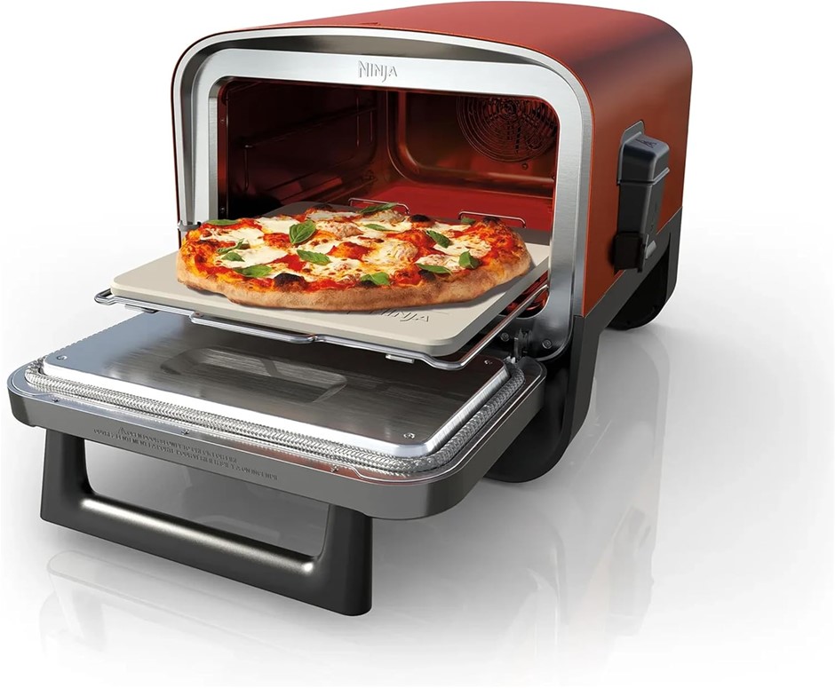 NINJA Woodfire Outdoor Oven, 8-in-1 functionality, Create Artisan Pizzas, C