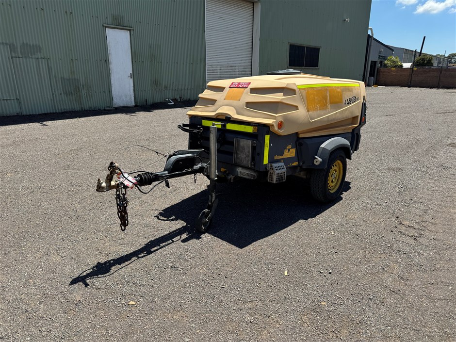 Atlas Copco XAS 185 Trailer Mounted Compressor