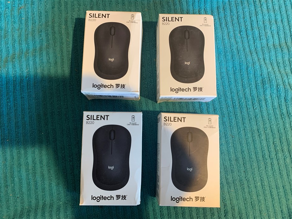 New in Box Logitech Silent Mouse - Quantity 4