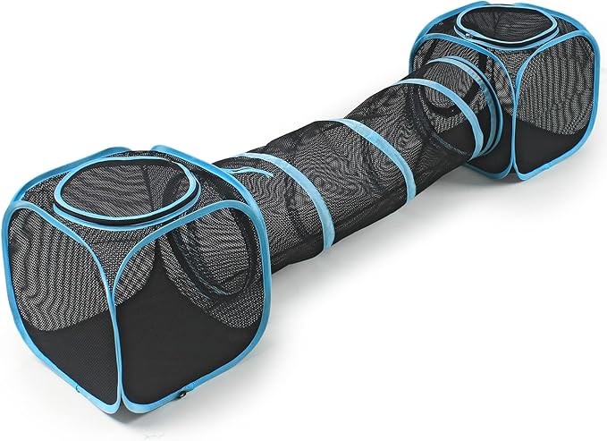 INTURN Cat Furniture Tent for Indoor and Outdoor Playpen Portable Cat Tunne