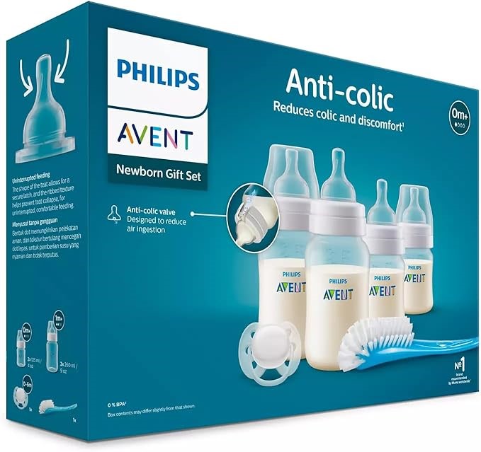 Philips Avent Anti-Colic Baby Bottle Starter Set, SCD180/01