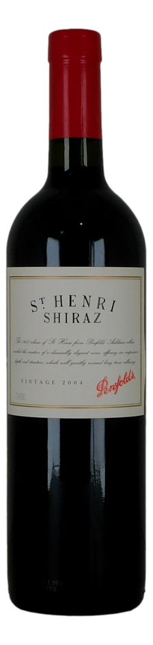 Penfolds St Henri Shiraz 2004 (1x 750mL), SA.