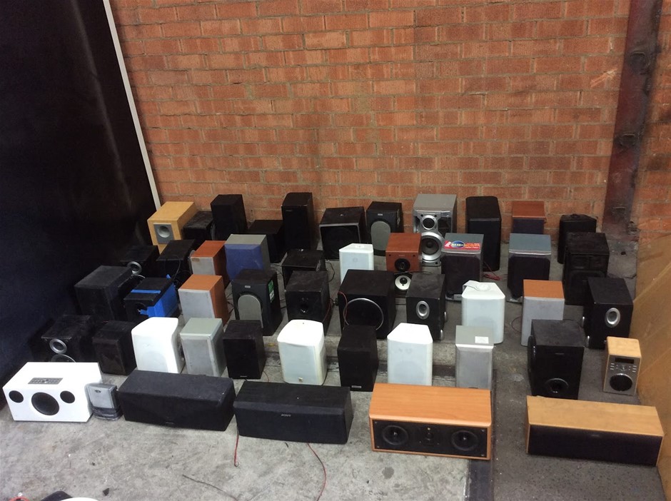 Mixed Brand Speakers And Subwoofers