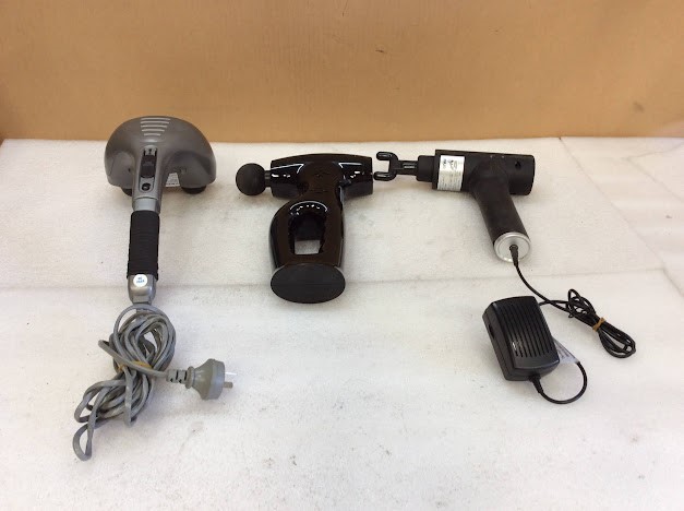 HoMedics PA-1&anko ITGM-02&Crane EMK-330 Massage Gun (Lot of 3)