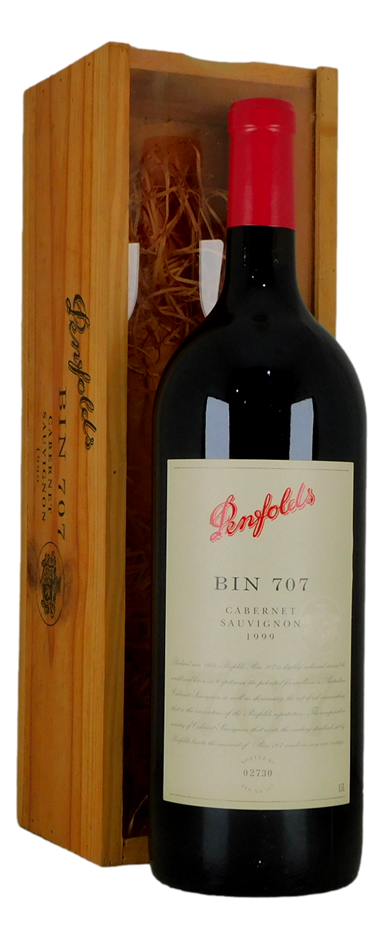 Penfolds `Bin 707` Cabernet Sauvignon 1999 (1 x 1.5L Magnum) SA.