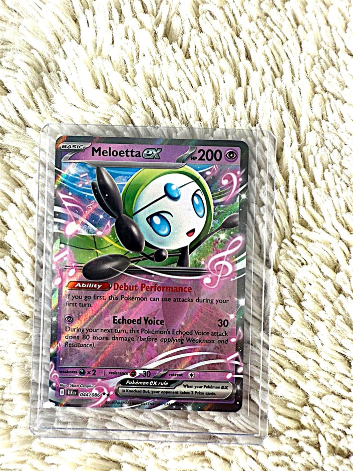 Meloetta EX #044/086 – English – Double Rare (RR)