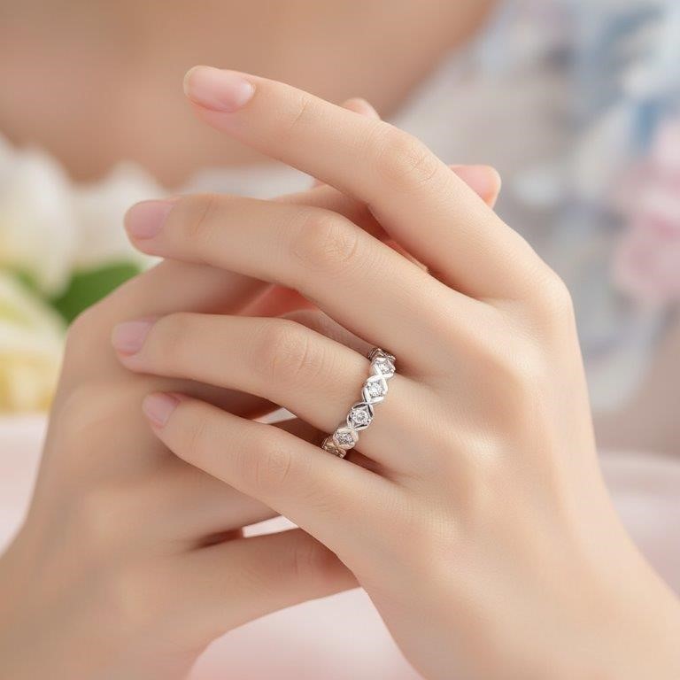 GRA Moissanite white Brilliant Cut 925 Sterling Silver Gold Vermeil Ring