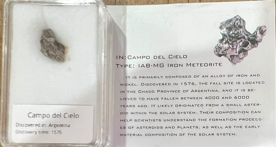 Campo Del Cielo IronMeteorite Rare