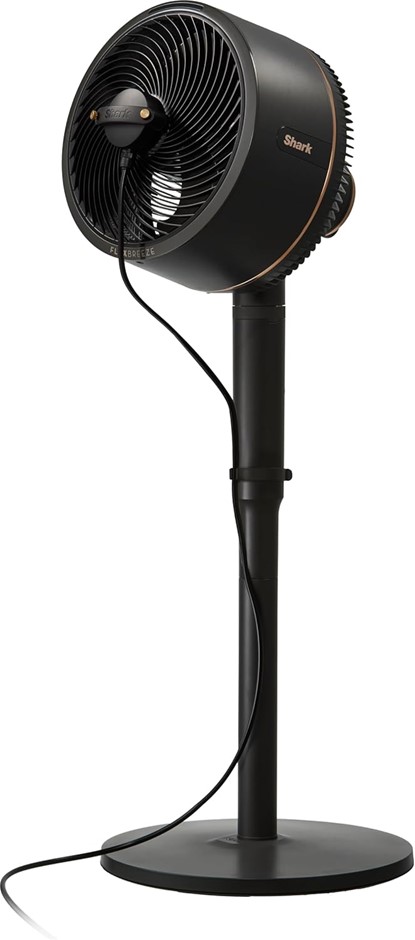 SHARK Flex Breeze Fan with Misting Attachment, Grey. NB: Minor Use, Missing