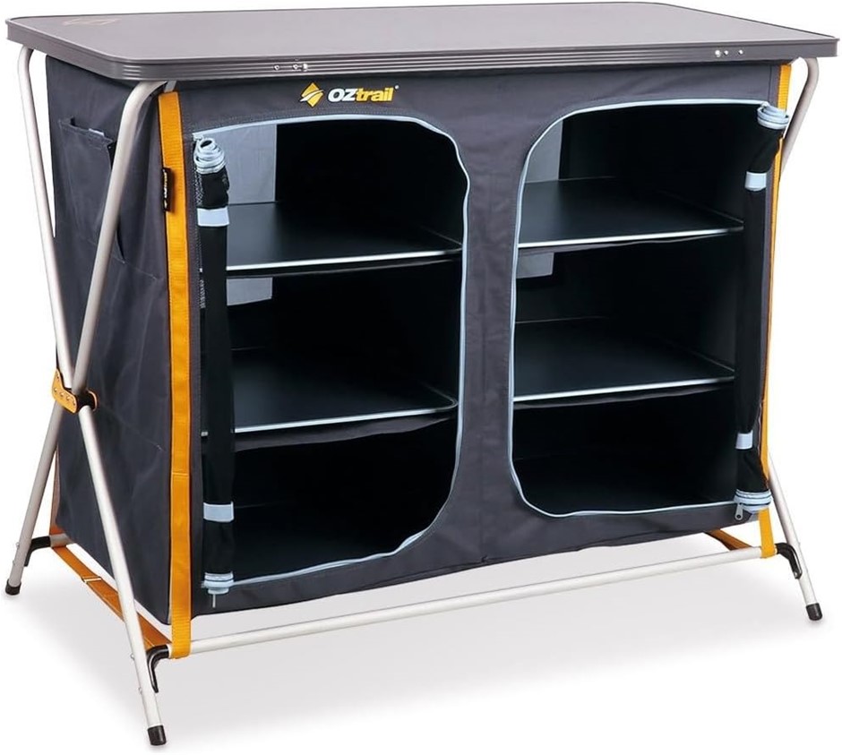 OZTRAIL 3 Shelf Double Deluxe Cupboard.