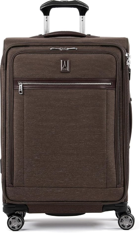 TRAVELPRO Platinum Elite Softside Expandable Luggage 8 Wheel Spinner Suitca