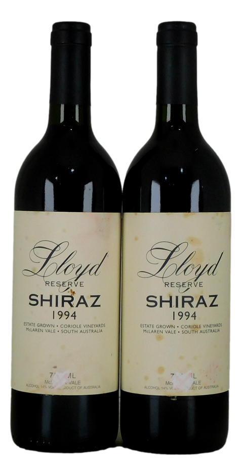 Coriole Lloyd Reserve Shiraz 1994 (2x 750mL)