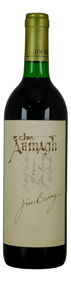 Jim Barry The Armagh Shiraz 1998 Signed by Jim Barry(1x 750mL)