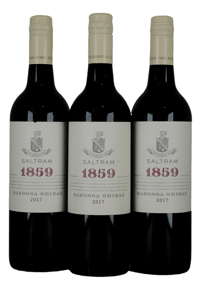 Saltram 1859 Barossa Shiraz 2017 (3x 750mL)